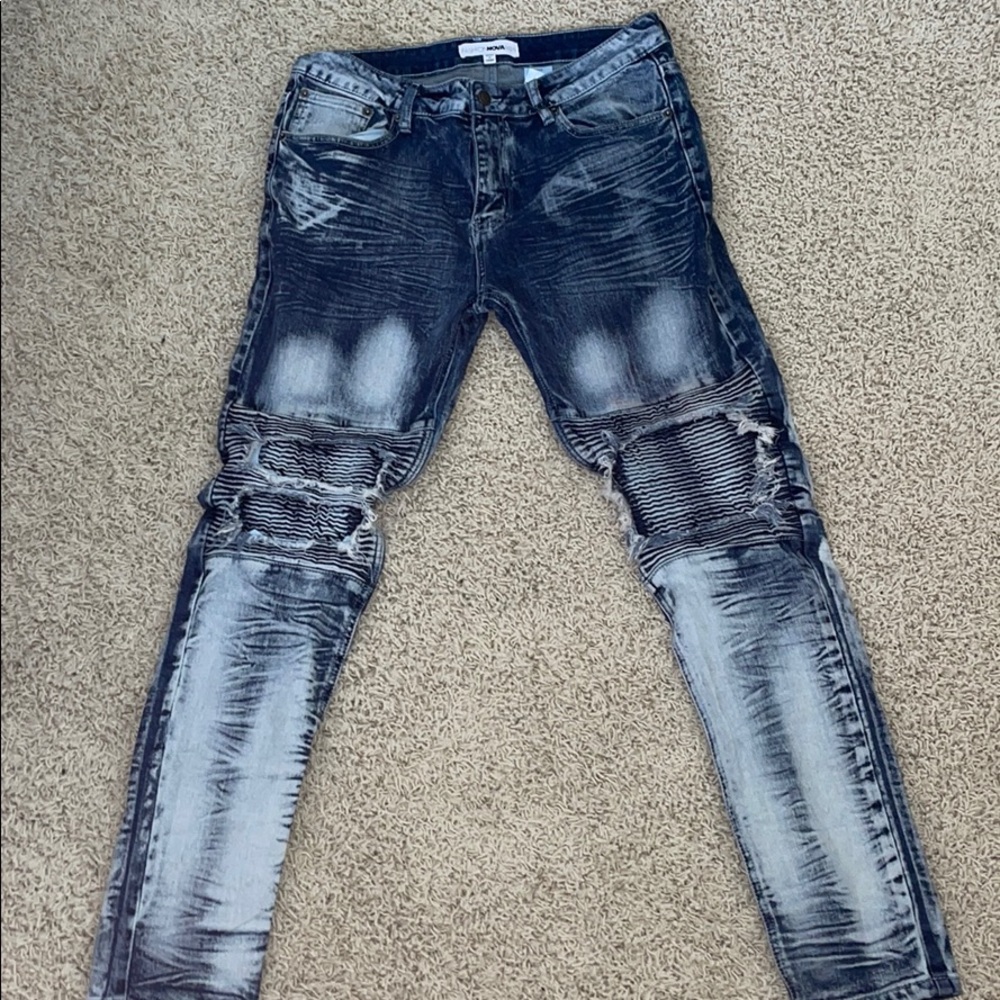 Biker jeans